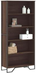 vidaXL Biblioteca, stejar maro, 80x31x169 cm, lemn prelucrat GartenMobel Dekor (3295316) Biblioteca