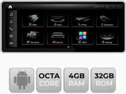 Edotec Navigatie Audi A4 A5 MMI2G 2008-2009, ecran 10.25 QLED, Android 4+64 (AD-12 12.3+EDT-2G-10.25-4+64)