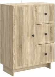 vidaXL Bufet cu sertar Stejar Sonoma 66 x 34, 5 x 90 cm Lemn prelucrat GartenMobel Dekor (893937) Comoda