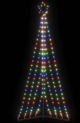 vidaXL Pom de Craciun LED 339 LED-uri colorate 187 cm GartenMobel Dekor (4016431)