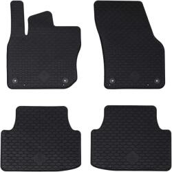 vidaXL Covor pentru masina 4 pcs Negru Cauciuc GartenMobel Dekor (42029087)