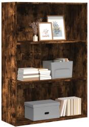 vidaXL Biblioteca, stejar fumuriu, 80x30x114 cm, lemn prelucrat GartenMobel Dekor (857935) Biblioteca