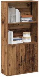 vidaXL Biblioteca, lemn vechi, 60x24x120 cm, lemn prelucrat GartenMobel Dekor (860425) Biblioteca
