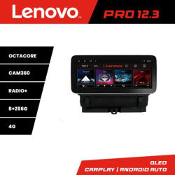 Edotec Navigatie Audi Q3 2011-2018 Lenovo PRO 12.3 inch QLED 8GB+256GB 4G (KIT-q3+PRO-12.3-8+256)