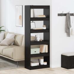 vidaXL Dulap pentru carti Stejar negru 60 x 30 x 166 cm Lemn compozit GartenMobel Dekor (880461) Biblioteca