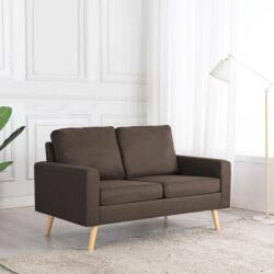 vidaXL Canapea cu 2 locuri, maro, material textil GartenMobel Dekor (288705) Canapea