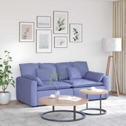 vidaXL Canapea modulara cu perne, albastru jeans GartenMobel Dekor (3321127) Canapea