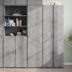 vidaXL Dulap înalt, gri beton, 45x42, 5x185 cm, lemn compozit GartenMobel Dekor (3281409) Comoda