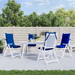 vidaXL Perne scaun spatar înalt 4 buc albastru regal, tesatura Oxford GartenMobel Dekor (377633)