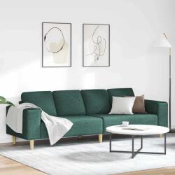 vidaXL Canapea pentru living Verde închis 250 x 77 x 76 cm Poliester GartenMobel Dekor (3335085) Canapea