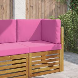 vidaXL Perna pentru canapea de exterior 3 pcs Roz Poliester GartenMobel Dekor (900759)