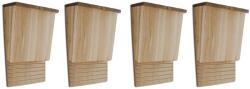vidaXL Casute de lilieci, 4 buc. , 22 x 12 x 34 cm, lemn GartenMobel Dekor (276009)