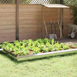 vidaXL Gard pentru melci 4 pcs Argintiu 50 x 3, 5 x 25 cm GartenMobel Dekor (874853)