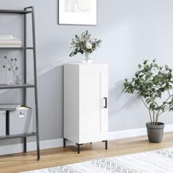 vidaXL Servanta, alb extralucios, 34, 5x34x90 cm, lemn compozit GartenMobel Dekor (830446) Comoda