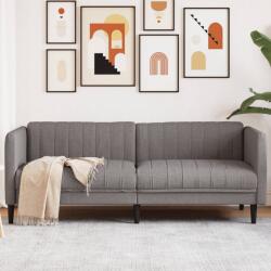 vidaXL Canapea cu 3 locuri, gri taupe, material textil GartenMobel Dekor (372618) Canapea