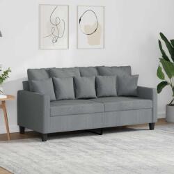 vidaXL Canapea cu 2 locuri, gri deschis, 140 cm, material textil GartenMobel Dekor (359267) Canapea