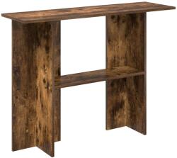 vidaXL Masa de consola Stejar fumuriu 100 x 30 x 75 cm Lemn prelucrat GartenMobel Dekor (8001179)