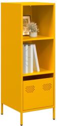 vidaXL Dulap înalt, galben mustar, 35x39x103, 5 cm, otel GartenMobel Dekor (851379) Comoda
