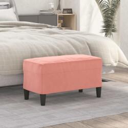 vidaXL Banca, roz, 70x35x41 cm, catifea GartenMobel Dekor (349400)