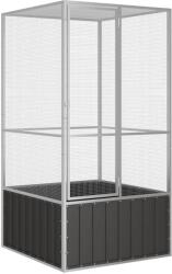 vidaXL Colivie pentru pasari antracit 111x107x211, 5 cm otel galvanizat GartenMobel Dekor (171548)