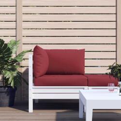 vidaXL Perne pentru canapea din paleti, 3 buc. , rosu vin, textil GartenMobel Dekor (361782)