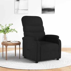 vidaXL Fotoliu rabatabil, negru, material textil GartenMobel Dekor (342702)