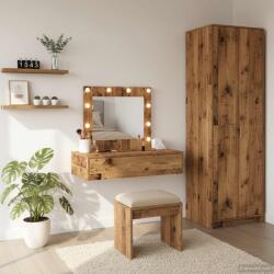 vidaXL Masa de Machiaj cu sertar Maro 83 x 40 x 70 cm Lemn compozit GartenMobel Dekor (865233)