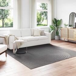 vidaXL Covor patrat antracit 240x240 cm, antiderapant, pentru living (42022618) Covor