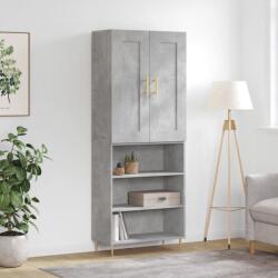 vidaXL Dulap înalt, gri beton, 69, 5x34x180, lemn compozit GartenMobel Dekor (3200061) Comoda