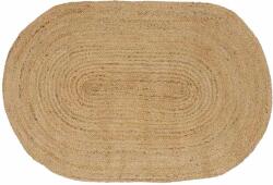 vidaXL Covor Natural si Negru 300 x 300 cm Iuta GartenMobel Dekor (42010636) Covor