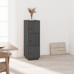 vidaXL Dulap înalt, gri, 34x40x108, 5 cm, lemn masiv de pin GartenMobel Dekor (820169) Comoda