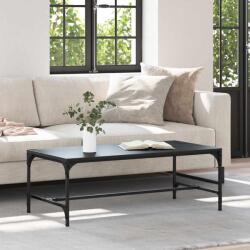 vidaXL Masa de cafea Stejar Negru 100 x 50 x 35 cm Lemn compozit GartenMobel Dekor (881122)