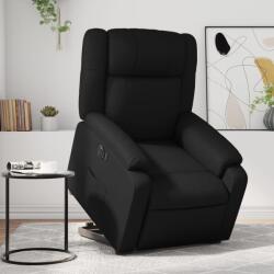 vidaXL Fotoliu rabatabil electric cu ridicare, negru, piele ecologica GartenMobel Dekor (3205164)