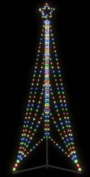 vidaXL Pom de Craciun LED 525 LED-uri colorate 302 cm GartenMobel Dekor (4016419)