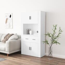 vidaXL Dulap înalt, alb, lemn compozit GartenMobel Dekor (3185367) Comoda