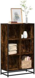 vidaXL Biblioteca, stejar fumuriu, 65, 5x33x107, 5 cm, lemn prelucrat GartenMobel Dekor (849161) Biblioteca