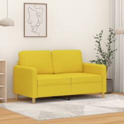 vidaXL Canapea cu 2 locuri, galben deschis, 120 cm, material textil GartenMobel Dekor (359475) Canapea