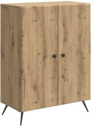 vidaXL Bufet Stejar Artizanal 66 x 34, 5 x 90 cm Lemn prelucrat GartenMobel Dekor (895514) Comoda
