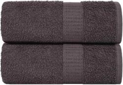 vidaXL Prosoape de baie, FROGN, 2 buc. , antracit, 30x30 cm, 360 g/m2 GartenMobel Dekor (136673) Prosop