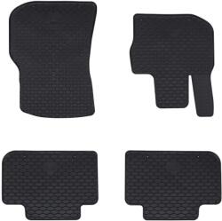 vidaXL Covor pentru masina 4 pcs Negru Cauciuc GartenMobel Dekor (42029139)