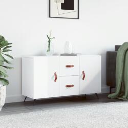 vidaXL Servanta, alb extralucios, 100x36x60 cm, lemn compozit GartenMobel Dekor (828142) Comoda