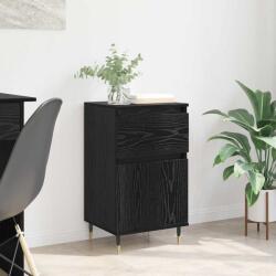 vidaXL Bufet Stejar Negru 40 x 35 x 70 cm Lemn Ingineresc si Fier GartenMobel Dekor (881752) Comoda