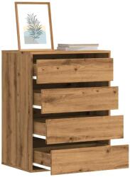 vidaXL Dulap colt sertare stejar artizanal 60x41x76 cm lemn prelucrat GartenMobel Dekor (852878) Comoda