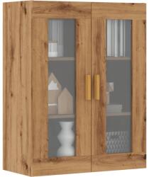 vidaXL Dulap de perete suspendat, stejar artizanal, 69, 5x34x90 cm GartenMobel Dekor (857044) Comoda