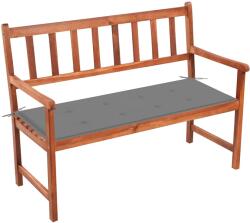 vidaXL Banca de gradina cu perna, 120 cm, lemn masiv de acacia GartenMobel Dekor (3063769)