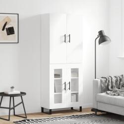 vidaXL Dulap înalt, alb, 69, 5x34x180 cm, lemn compozit GartenMobel Dekor (3195755) Comoda