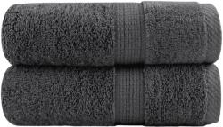 vidaXL Prosoape de baie premium SOLUND, 2 buc. , antracit, 30x30 cm, 600 g/m2 GartenMobel Dekor (137148) Prosop