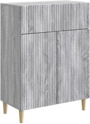 vidaXL Bufet cu sertar Sonoma gri 66 x 34, 5 x 90 cm Lemn prelucrat GartenMobel Dekor (894641) Comoda