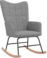 vidaXL Scaun balansoar, gri deschis, material textil GartenMobel Dekor (328007) Balansoar