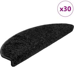 vidaXL Covorase pentru scari, 30 buc. , 65x21x4 cm, negru, semirotunde, mari GartenMobel Dekor (3365813) Covor